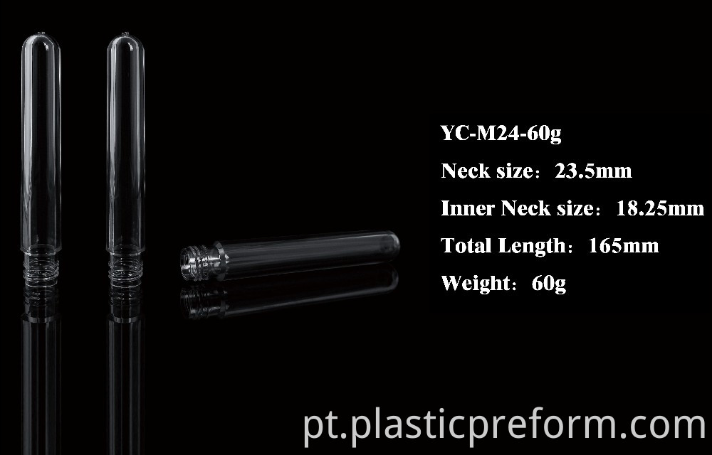 24mm 24/410 neck 60g PET preform